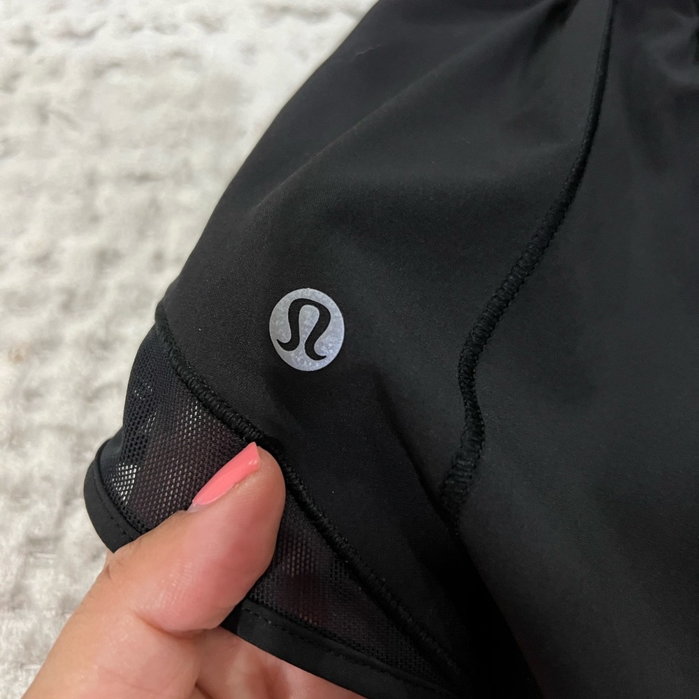 Lululemon black shorts.  Gently worn